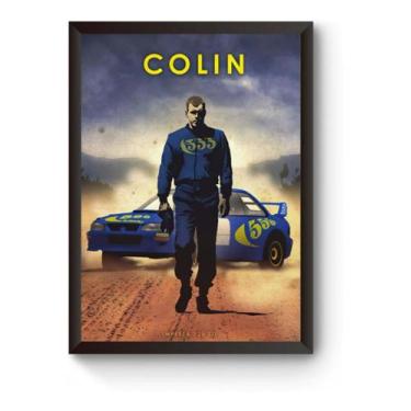 Imagem de Quadro Car Legends Colin Mcrae Poster Moldurado - Fanarte
