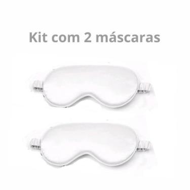 Imagem de Kit com 2 Máscaras de dormir com enchimento de camada dupla e tira elá