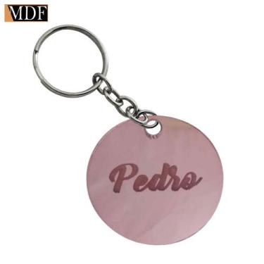 Imagem de Chaveiro Personalizado em Acrilico com Argola 4cm Brinde Logo Diversas