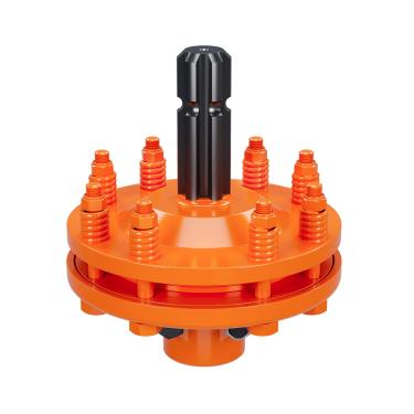 Imagem de Garvee Trator PTO Embreagem deslizante, 3,5 cm x 6 estrias (ambas as extremidades) PTO Drive Line Acessório Embreagem de fricção, embreagem deslizante de trator de aço carburado