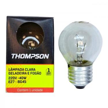 Imagem de Lampada Para Geladeira/Fogao/Lustre Thompson 40Wx220V. Clara ./ Kit Co