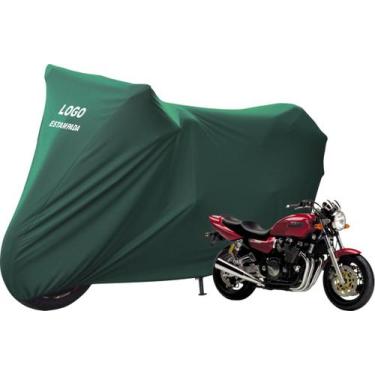 Imagem de Capa Para Moto Yamaha XJR 1200 Alta Durabilidade Com Logo - Mz, Verde