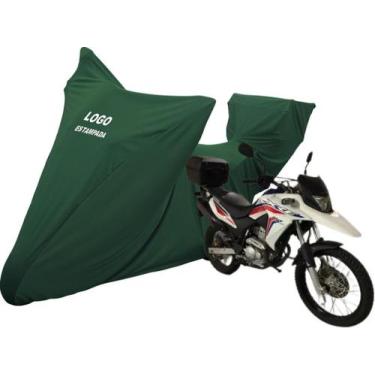 Imagem de Capa Cobrir Moto Honda Xre 300 Com Espaço Top Case Bau - Mz, Verde