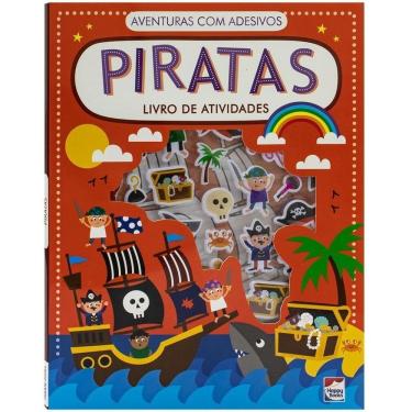 Imagem de Aventuras Com Adesivos - Livro de Atividades: Piratas