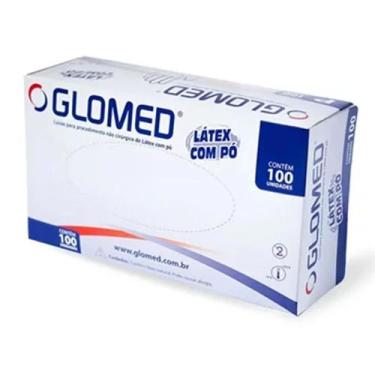 Imagem de Luva de Látex com Pó (GLOMED) - Caixa com 100 unidades - Olimed,  G