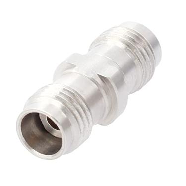 Imagem de withwave Adaptador de micro-ondas fêmea de precisão de 2,4 mm para fêmea de 2,4 mm, CC para 50 GHz, 50 Ohm, corpo de aço inoxidável
