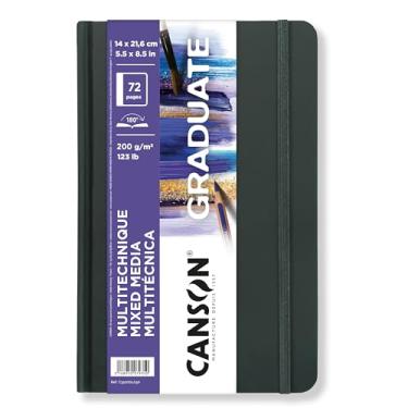 Imagem de CANSON Graduate Sketchbook Caderno Multitécnicas A5 200g/m² 14x21,6cm com 36 folhas