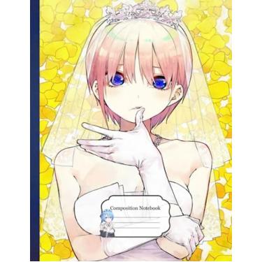 Imagem de Composition NoteBook: Gotouibun Miku No hanayoimeso 2, 8.5x11 Inches - 110 page Exercise Book Funy Great For Children Note Taking Writing Anime Notebooks For Girls Teens Girls Boys Writing Notes