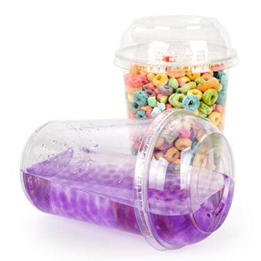 Imagem de Golden Apple, 32Oz. Ultra Clear Reciclado Pet Plástico Redondo Deli Container E Tampa Dome Combo - 15 Conjuntos