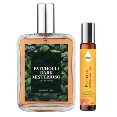 Imagem de Perfume Patchouli Misterioso Homem 100ml + Óleo Essencial - Essência d