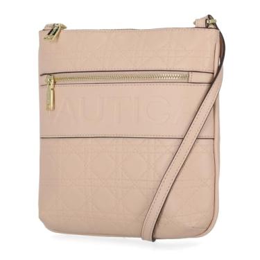 Imagem de Nautica Bolsa tiracolo Lakeside Signature Jaquard North South, Nude (colcha de texto), One Size