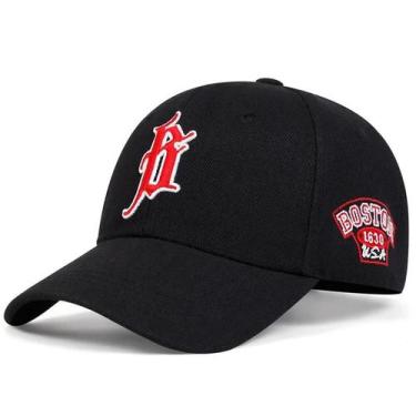 Imagem de Boné de Beisebol Bordado BOSTON - Unissex, Algodão, Snapback - Primave