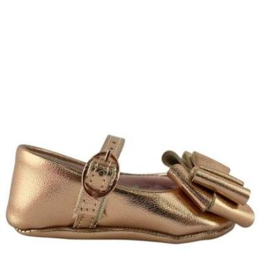 Imagem de Sapatilha Molekinha Feminina Bebê Metalizado 2901570-Feminino