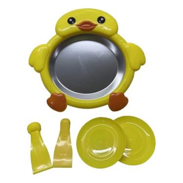 Imagem de Brinquedo Chapa Sorveteria Instantâneo Infantil Sorvete Frito Fried Ice Cream Pato Maquina de Fazer Sorvete