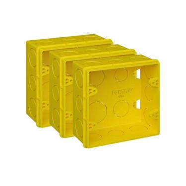 Imagem de 10 Caixinhas Reforçadas De Luz Para Tomada/interruptor 4x4 - FORTLEV