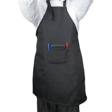 Imagem de Avental Oxford C/Bolso Vinilseg Preto, Preto