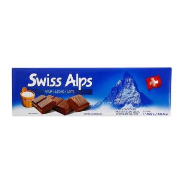Imagem de Chocolate ao Leite Swiss Alps Importado Suiça Tablete 300g