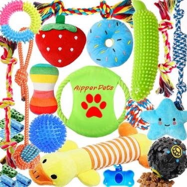 Imagem de Brinquedo para Cachorro com Zíper - Pacote com 23 Unidades para Limpez