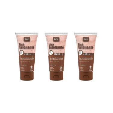 Imagem de Creme Esfoliante Soft hair 180g Biosoft Argila - Kit C/ 3un