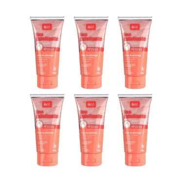 Imagem de Creme Esfoliante Soft hair 180g Pessego Biosoft - Kit C/ 6un