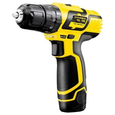 Imagem de Furadeira e Parafusadeira com Impacto, Bateria de Lítio, 12V, 2 Bateri