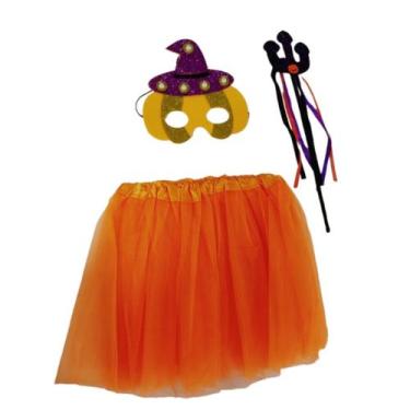 Imagem de Fantasia infantil halloween - Bruxinha e Abobora - NoBrand, Abobora