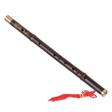 Imagem de Flauta, Bambu Dizi Tradicional Artesanal Flauta Chinesa Flauta de Teclas Travessa para Iniciantes e Artistas
