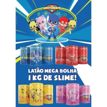 Imagem de Latão Mega Bolha Super Slime Sortido - 1kg