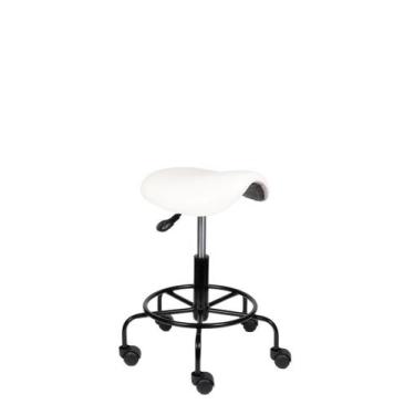 Imagem de cadeira mocho sela branca dentista tatuador estetica manicure odontolo