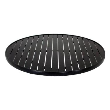 Imagem de Tampo Roma Ripado em Alumínio para Mesas 1 metro de Diâmetro Trama