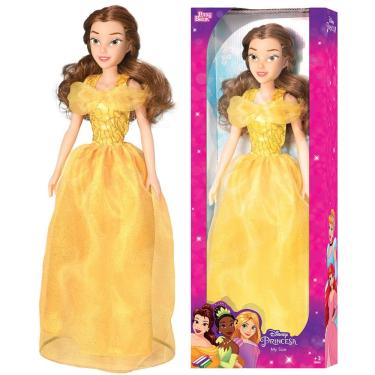 Imagem de Boneca Princesa Bela E A Fera Disney Grande Articulada 82Cm