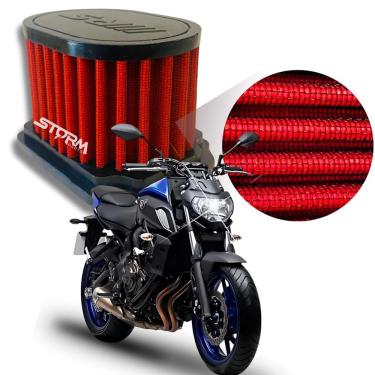 Imagem de Filtro De Ar Esportivo Moto Yamaha Mt-07 2014 A 2022 Mt07