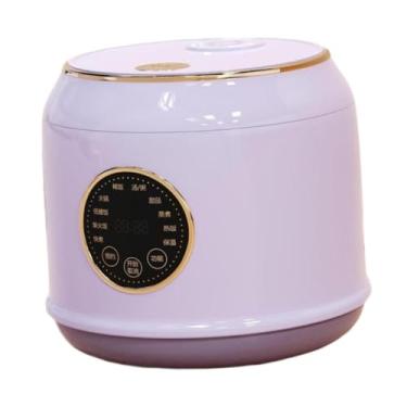 Imagem de SiaBiced Panela de arroz digital 7 função de cozinha forro de esmalte de cerâmica pequena panela de arroz elétrico para bolinho de bolinho, Roxo