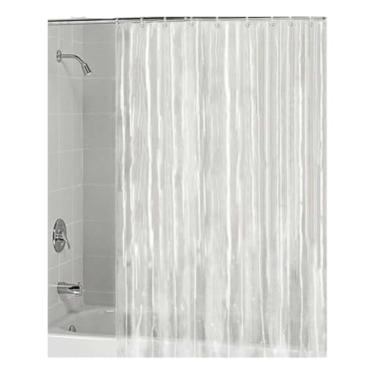 Imagem de Cortina Banheiro Box Transparente Antimofo 1,38 X 2,00 Pvc