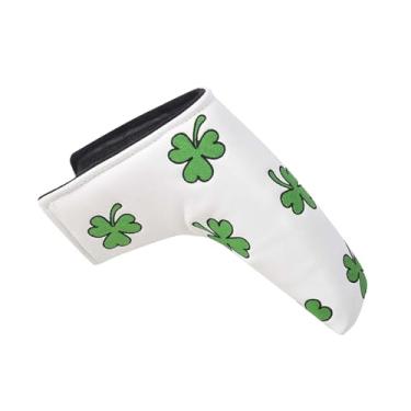 Imagem de rockible Tampa de golfe tampa de golfe putter de taco de golfe proteção de taco de golfe proteção de golfe à prova d'água Cabeça de golfe acessórios de golfe, Branco