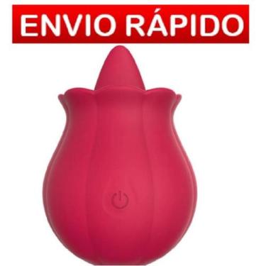 Imagem de Vibrador Feminino Língua em Formato de Flor Brinquedos Erótico Sugador