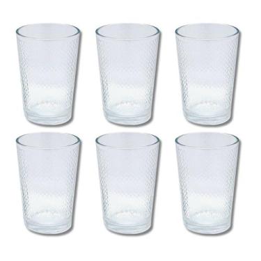 Imagem de Copos de Vidro Arizona para Sucos e Drinks 200 ML - 6 Un - PRATICASA