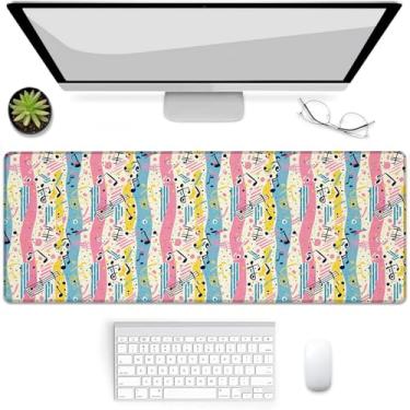 Imagem de VANZEV Mouse pad para jogos, notas musicais, tapete de mouse, tapete de mesa, base de borracha antiderrapante para computadores, laptop, escritório, escola, acessórios de casa, presentes de decoração