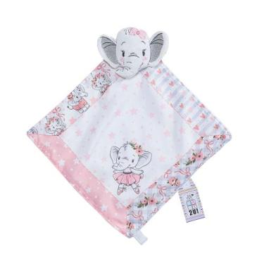 Imagem de Naninha Com Prendedor Para Bebê Paninho Em Plush - miguel Baby, Elefan