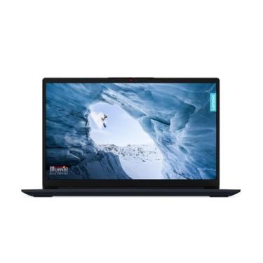 Imagem de Lenovo Notebook IdeaPad 1i de 15,6 polegadas, processador Intel Core i5-1235U, 8 GB de RAM DDR4, SSD de 256 GB, Windows 11 no modo S, gráficos Intel Iris Xe, tela antirreflexo - azul abismo