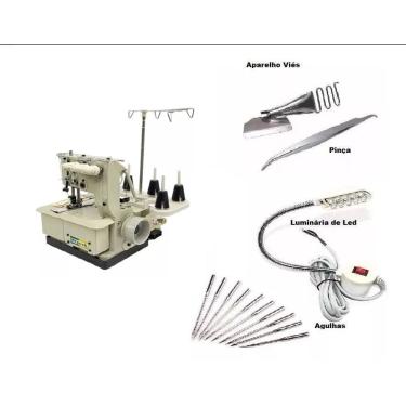 Imagem de Galoneira, 3 Agulhas Bracob + Kit COM 14 Acessórios-250w