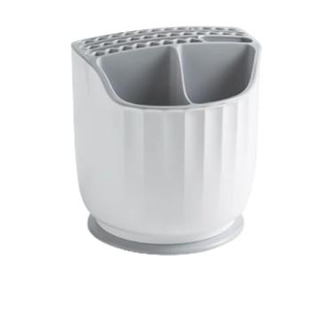 Imagem de Gaiola de Armazenamento de Talheres de Cozinha, Suporte de Talheres Rotativo Pauzinho Garfo Colher Facas Organizador Integrado Cozinha Ferramenta Rotativa Resto Rack de