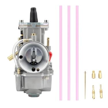 Imagem de ABCERRSI Carburador universal PWK de 28 mm com jatos de carburador compatível com motor 75cc 90cc 120cc 125cc 150cc 200cc 2T 4T moto sujeira mini bicicleta ATV scooter ciclomotor