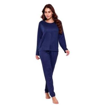 Imagem de Conjunto de Pijama Frio Inverno ALgodão Liz Feminino Cor:;Tamanho:M;Genero:Feminino-Feminino