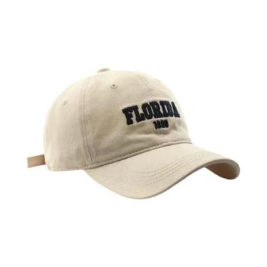 Imagem de Boné de Beisebol Masculino - Algodão Lavado, Proteção Solar e Bordado,