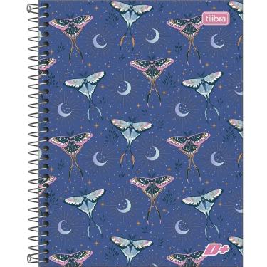 Imagem de Caderno Espiral Tilibra Colegial - Capa Dura 10m D+ Feminino 200 Folhas - Embalagem com 4 Unidades