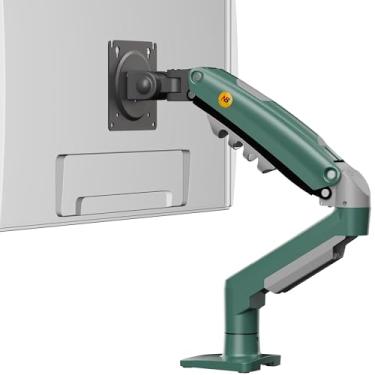 Imagem de Suporte para monitor, serve para monitores de computador de 17 a 30 polegadas ou maiores (dentro de 9 kg), suporte ajustável com função giratória de rotação de inclinação, suporte de mesa série F80