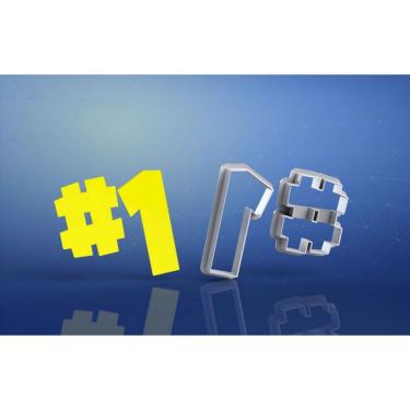 Imagem de Cortador Fortnite Número Mod 1 Tamanho 5Cm