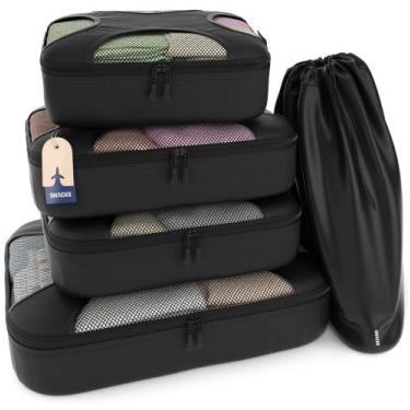 Imagem de Conjunto Packing Cubes Shacke 5 para organizador leve de viagens
