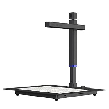 Imagem de CZUR Scanner profissional de documentos Shine Surface Pro, câmera de documentos de 16 MP + webcam de 2 MP + superfície de trabalho, scanner de livros A3 para computador/laptop, OCR de mais de 180